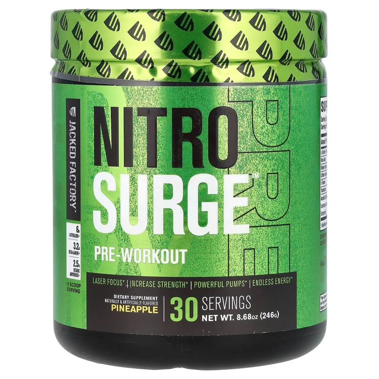 Nitro Surge, Pre-Workout, Pineapple, 8.68 oz (246 g) image 1