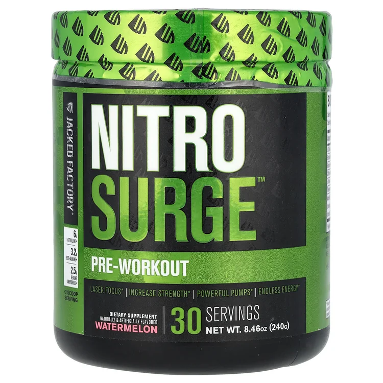 Nitro Surge™, Pre-Workout, Watermelon, 8.46 oz (240 g) image 1
