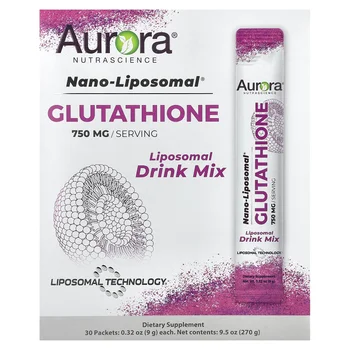 Nano-Liposomal®, Glutathione, Liposomal Drink Mix, 30 Packets, 0.32 oz (9 g) Each
