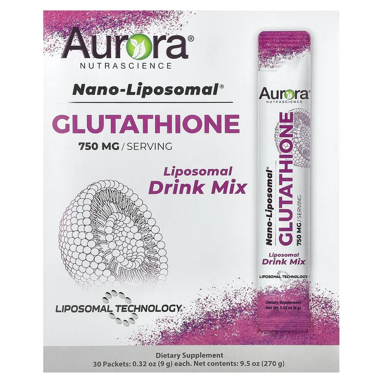 Nano-Liposomal®, Glutathione, Liposomal Drink Mix, 30 Packets, 0.32 oz (9 g) Each image 1