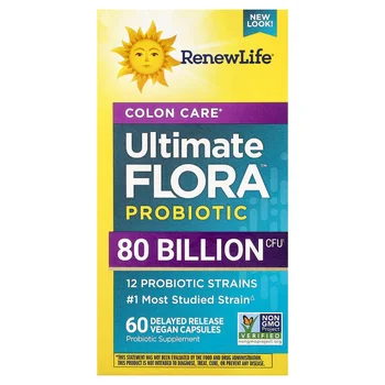 Colon Care Ultimate Flora™ Probiotic, 60 Delayed Release Vegan Capsules
