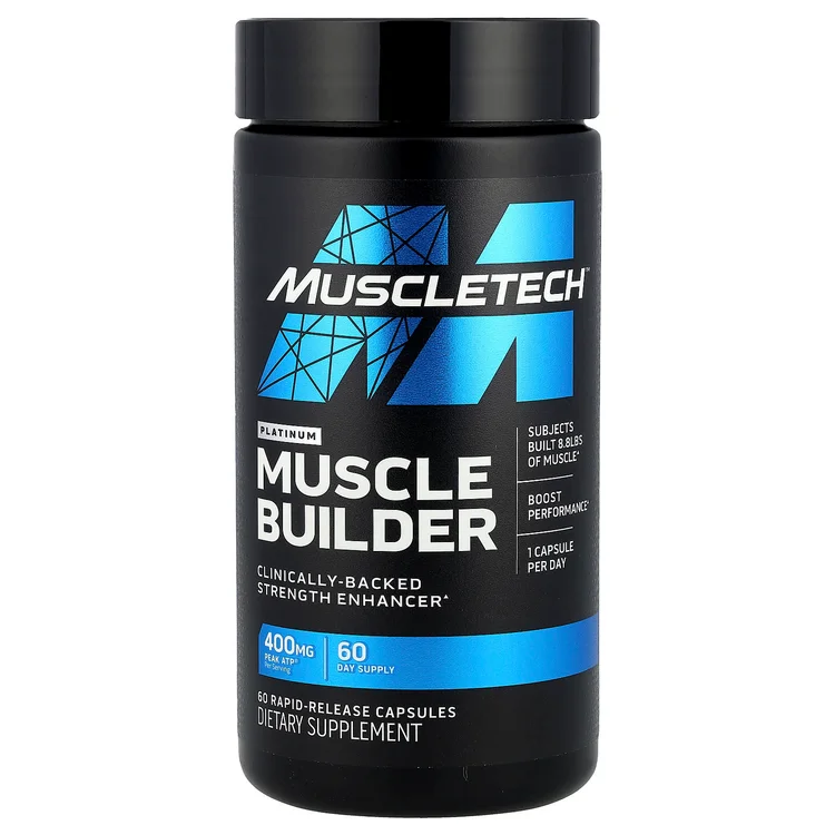 Platinum Muscle Builder, 400 mg, 60 Rapid-Release Capsules image 1