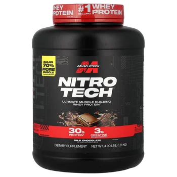 Nitro-Tech™ Whey Protein, Milk Chocolate, 4 lbs (1.81 kg)