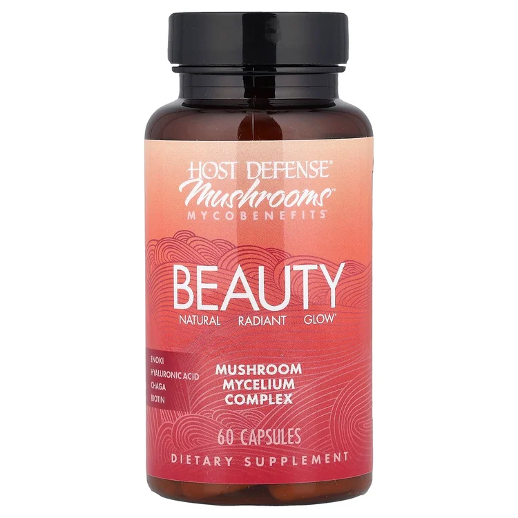 Mushrooms™ Mycobenefits, Beauty, 60 Capsules image 1
