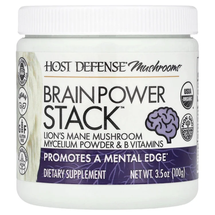 Mushrooms™, Brain Power Stack™, 3.5 oz (100 g) image 1