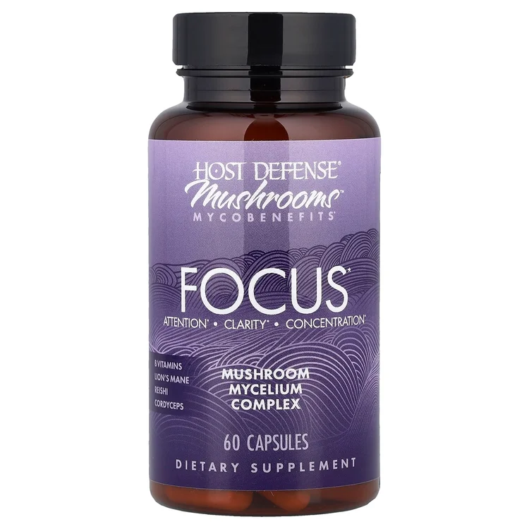 Mushrooms™ Mycobenefits, Focus, 60 Capsules image 1