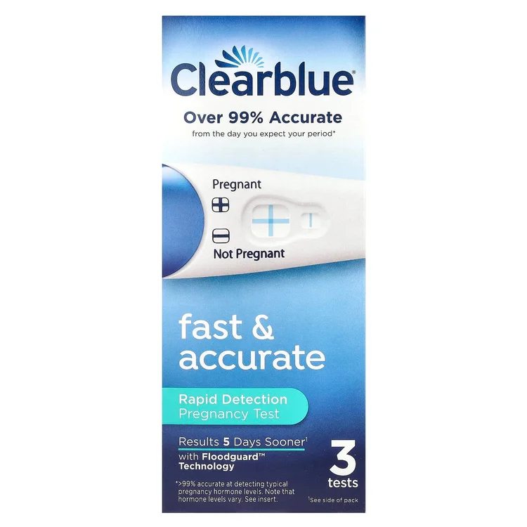 Fast & Accurate, Rapid Detection Pregnancy Test, 3 Tests image 1