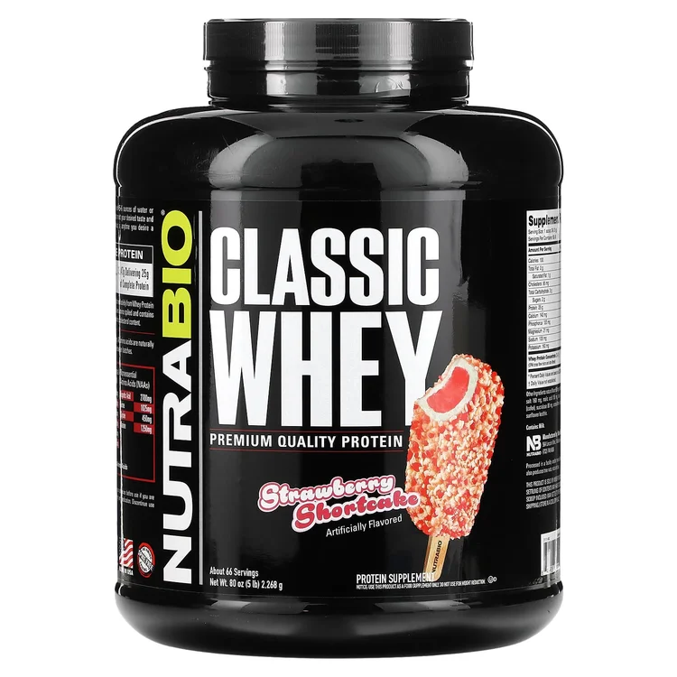 Classic Whey Protein, Strawberry Shortcake, 5 lb (2,268 g) image 1