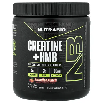 Creatine + HMB, Paradise Punch, 11.4 oz (313 g)