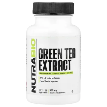 Green Tea Extract, 500 mg, 90 Veggie Capsules