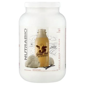 Grass Fed Whey Protein Isolate, Vanilla Bean Ice Cream, 2 lb (907 g)