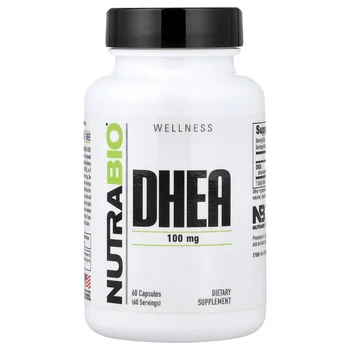 DHEA, 100 mg, 60 Capsules