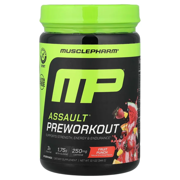 Assault® Preworkout, Fruit Punch, 12.1 oz (344 g) image 1