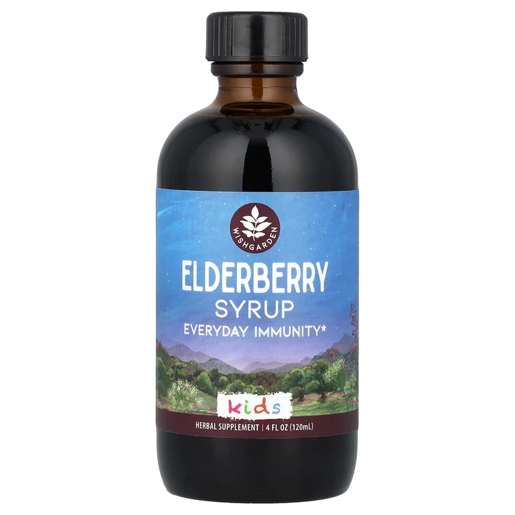 Kids, Elderberry Syrup, 4 fl oz (120 ml) image 1