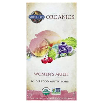 Organics, Women's Multi, 60 Vegan Tablets
