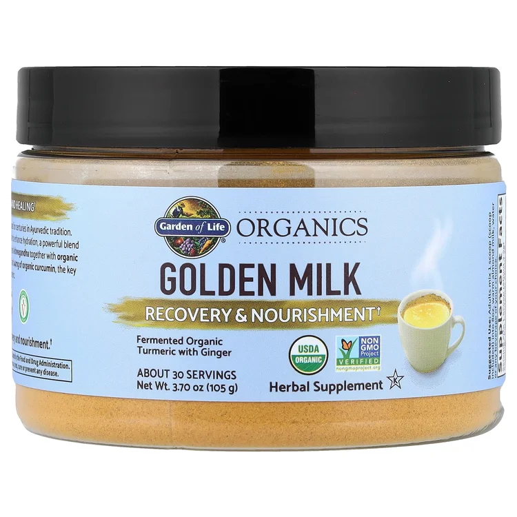 Organics, Golden Milk, Recovery & Nourishment, 3.7 oz (105 g) image 1