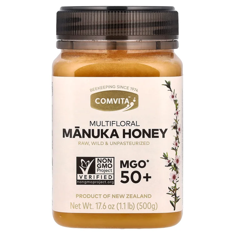 Multifloral Manuka Honey, MGO 50+, 17.6 oz (500 g) image 1