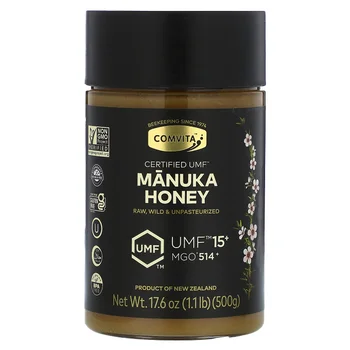 Manuka Honey, UMF™ 15+, MGO 514+, 17.6 oz (500 g)