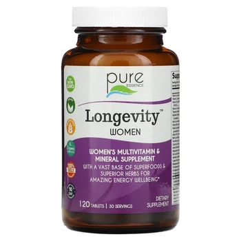 Longevity Women, Women's Multivitamin & Mineral Supplement, 120 Tablets