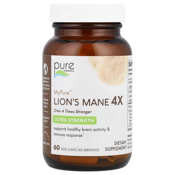 MyPure™, Lion's Mane 4X, Ultra Strength, 60 Vegi-Caps
