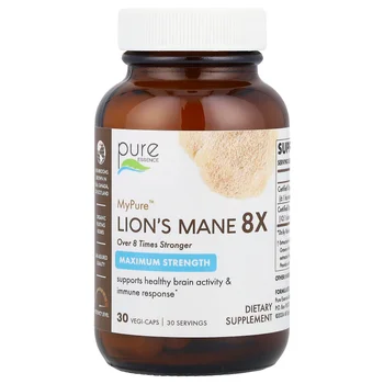 MyPure™, Lion's Mane 8X, Maximum Strength, 30 Vegi-Caps