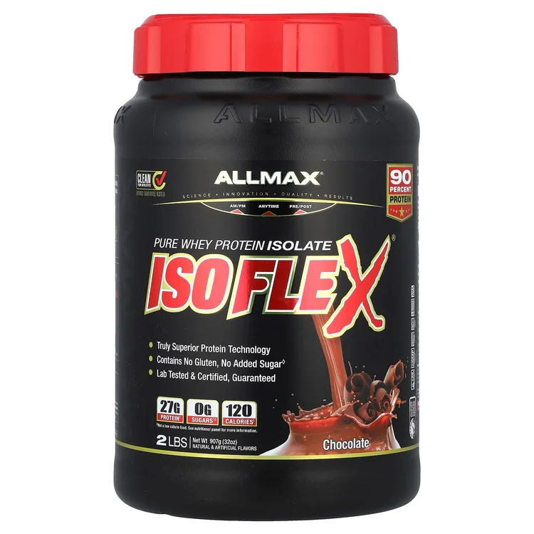 ISOFLEX®, Pure Whey Protein Isolate, Chocolate, 2 lbs (907 g) image 1