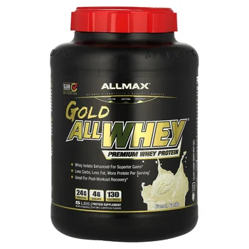 GOLD ALLWHEY®, Premium Whey Protein, French Vanilla, 5 lbs (2.27 kg)