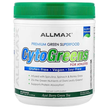 CytoGreens®, Premium Green Superfood For Athletes, Acai Berry Green Tea, 1.2 lbs (535 g)