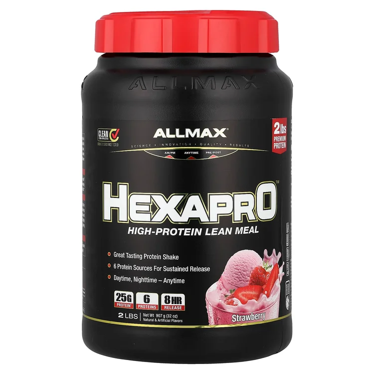 Hexapro™, High-Protein Lean Meal, Strawberry, 2 lbs (907 g) image 1