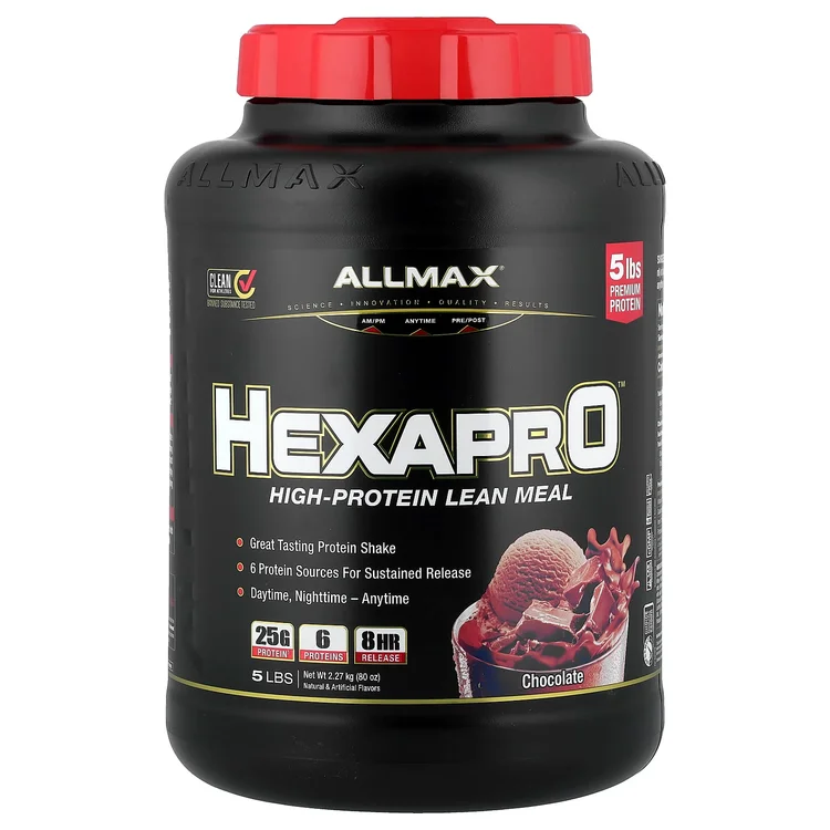 Hexapro™, High-Protein Lean Meal, Chocolate, 5 lbs (2.27 kg) image 1