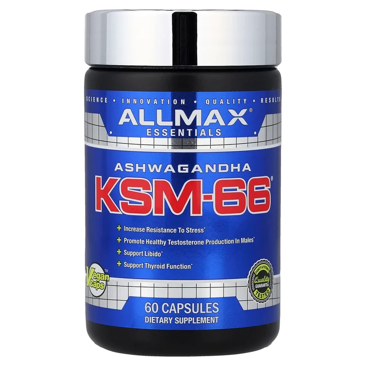 Essentials, Ashwagandha KSM-66®, 60 Capsules (300 mg per Capsule) image 1