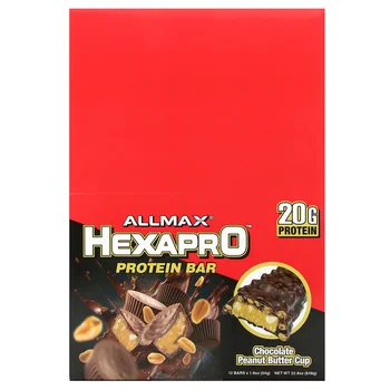 Hexapro™, Protein Bar, Chocolate Peanut Butter Cup, 12 Bars, 1.9 oz (54 g) Each