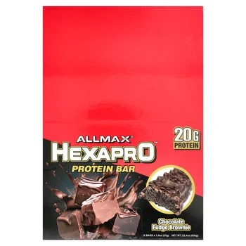 Hexapro™, Protein Bar, Chocolate Fudge Brownie, 12 Bars, 1.9 oz (53 g) Each