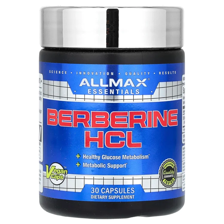 Essentials, Berberine HCL, 500 mg , 30 Vegan Capsules image 1