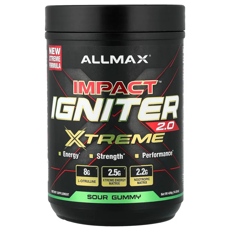 Impact™ Igniter Xtreme 2.0, Sour Gummy, 14.82 oz (420 g) image 1