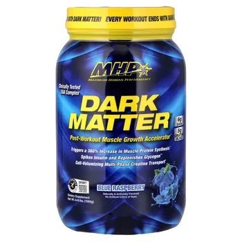 DARK MATTER®, Post-Workout Muscle Growth Accelerator, Blue Raspberry, 3.44 lbs (1,560 g)