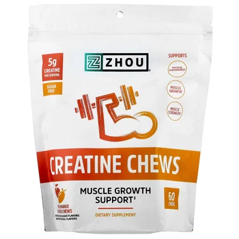 Creatine Chews, Peach Mango, 60 Chews