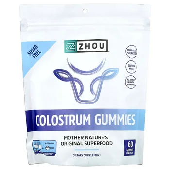 Colostrum Gummies, Natural Peach , 60 Gummies