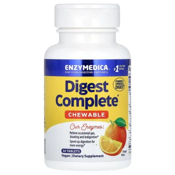 Chewable Digest Complete, Orange, 30 Tablets
