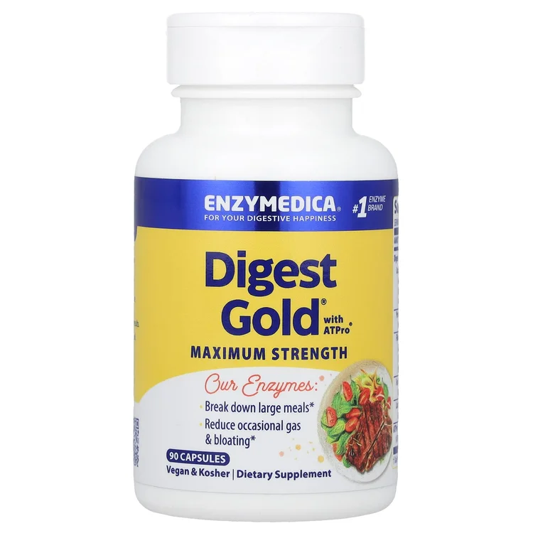 Digest Gold® with ATPro®, Maximum Strength, 90 Capsules image 1