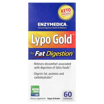 Lypo Gold™, For Fat Digestion, 60 Capsules