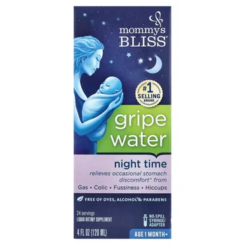 Gripe Water, Night Time, Age 1 Month+, 4 fl oz (120 ml)