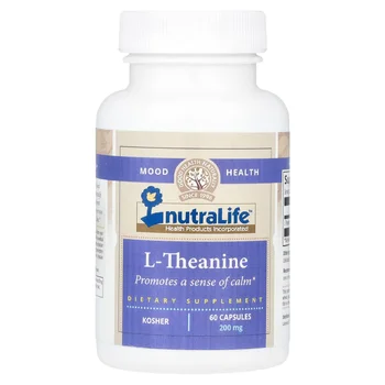 L-Theanine, 200 mg, 60 Capsules