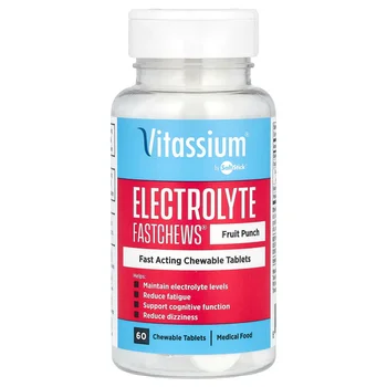 Electrolyte FastChews®, Fruit Punch , 60 Chewable Tablets
