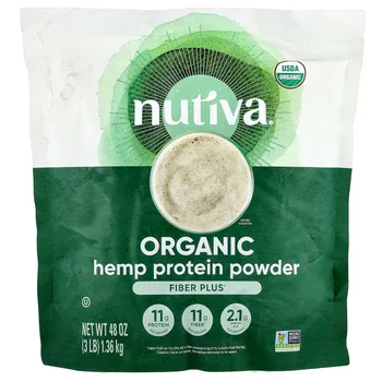 Organic Hemp Protein Powder, 3 lbs (1.36 kg)
