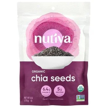 Organic Chia Seeds, 6 oz (170 g)