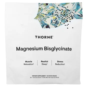 Magnesium Bisglycinate, 30 Stick Packs, 0.13 oz (3.8 g) Each