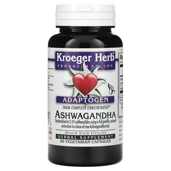Ashwagandha, 60 Vegetarian Capsules (225 mg per Capsule)