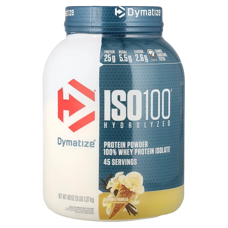 ISO100® Hydrolyzed, 100% Whey Protein Isolate, Gourmet Vanilla, 3 lb (1.37 kg) image 1