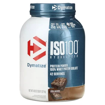 ISO100® Hydrolyzed, 100% Whey Protein Isolate, Fudge Brownie, 3 lb (1.37 kg)